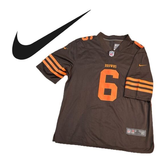 Nike NFL On Field Cleveland Browns Bakee Mayfield #6 Football Jersey - Size‎ XL - Picture 2 of 4